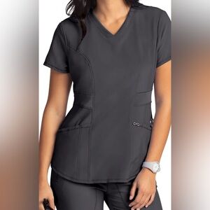 Infinity Knit Waist V-Neck Top